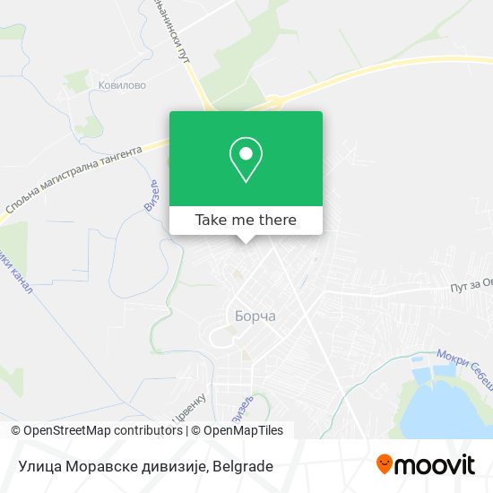 Улица Моравске дивизије map