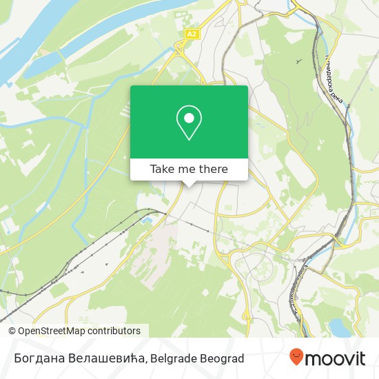 Богдана Велашевића map