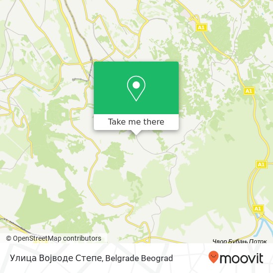 Улица Војводе Степе map