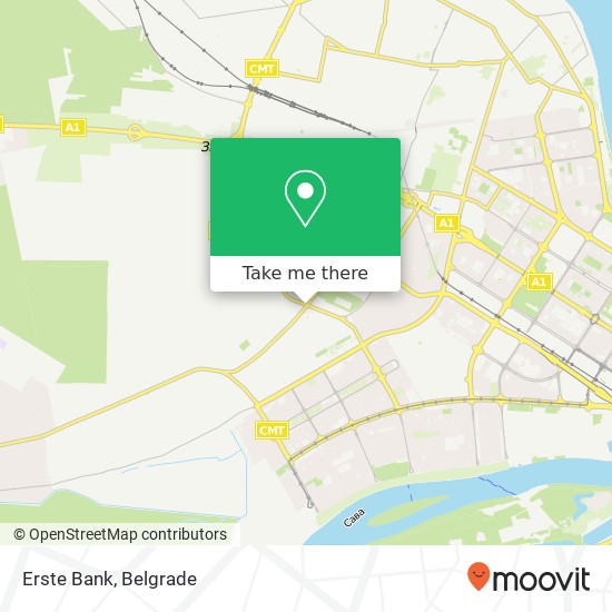 Erste Bank map