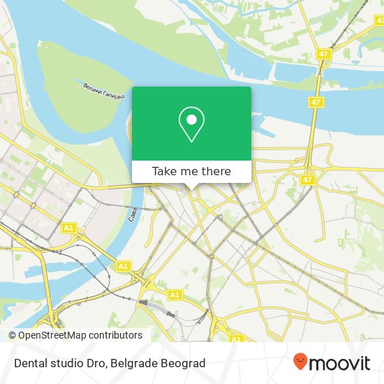 Dental studio Dro map