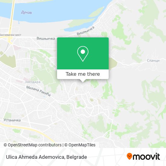 Ulica Ahmeda Ademovica map