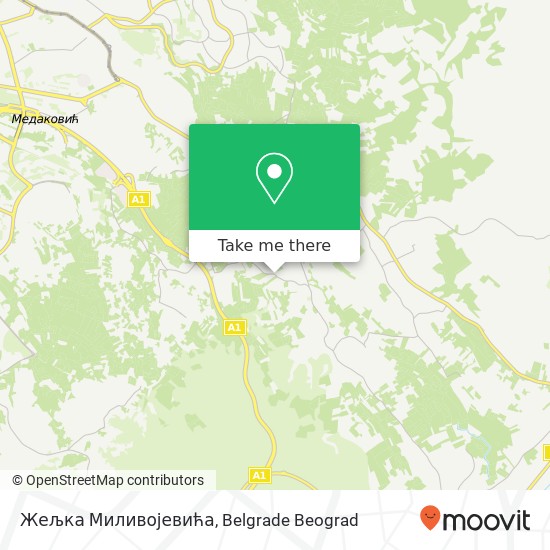 Жељка Миливојевића map