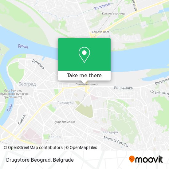 Drugstore Beograd map