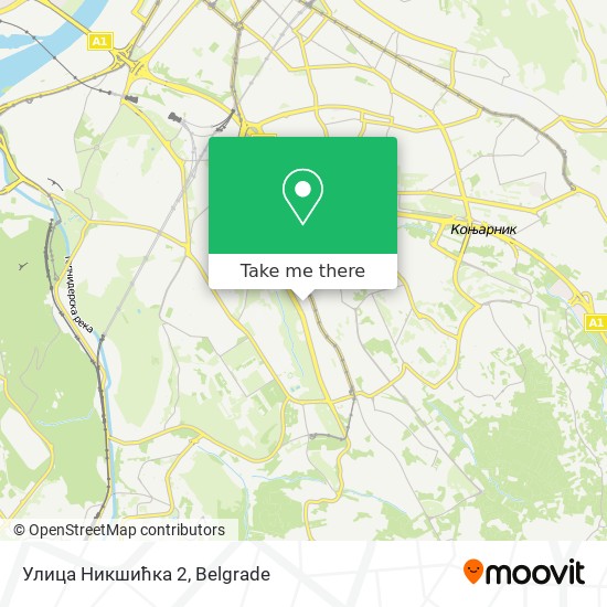 Улица Никшићка 2 map