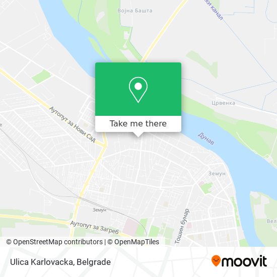 Ulica Karlovacka map