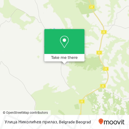 Улица Николићев прилаз map