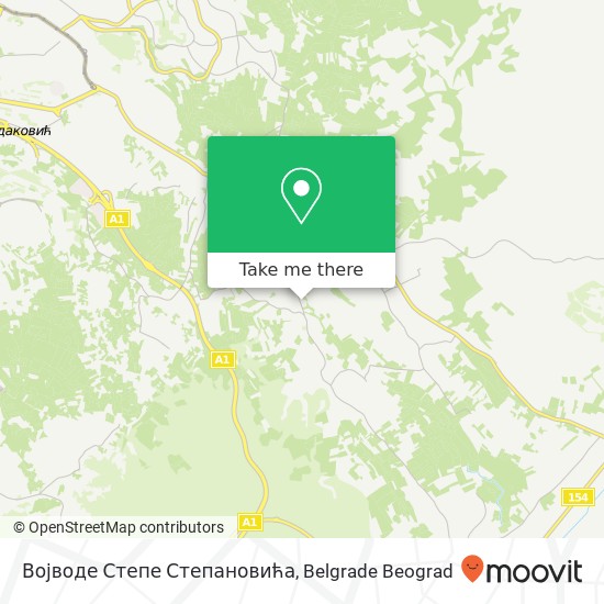 Војводе Степе Степановића map