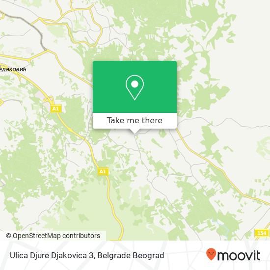 Ulica Djure Djakovica 3 map