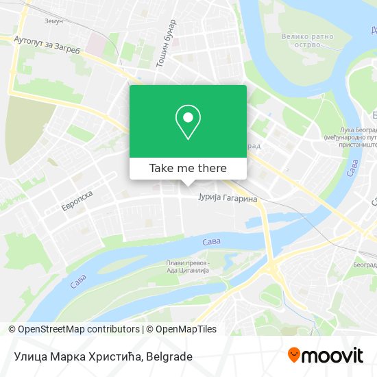 Улица Марка Христића map