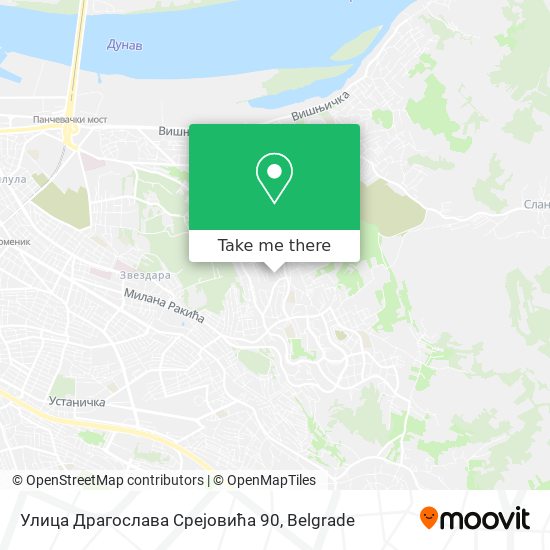 Улица Драгослава Срејовића 90 map