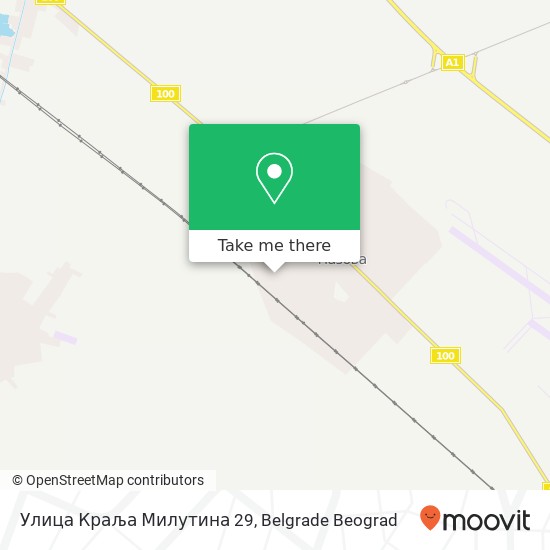 Улица Краља Милутина 29 map