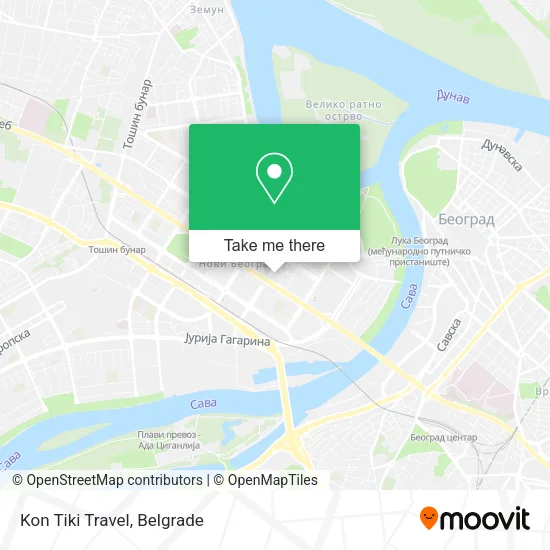 Kon Tiki Travel map