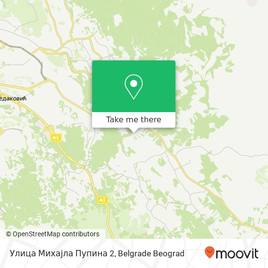 Улица Михајла Пупина 2 map