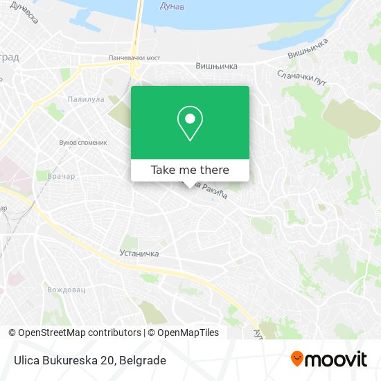 Ulica Bukureska 20 map