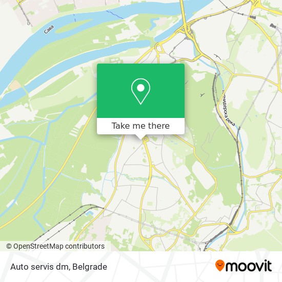 Auto servis dm map