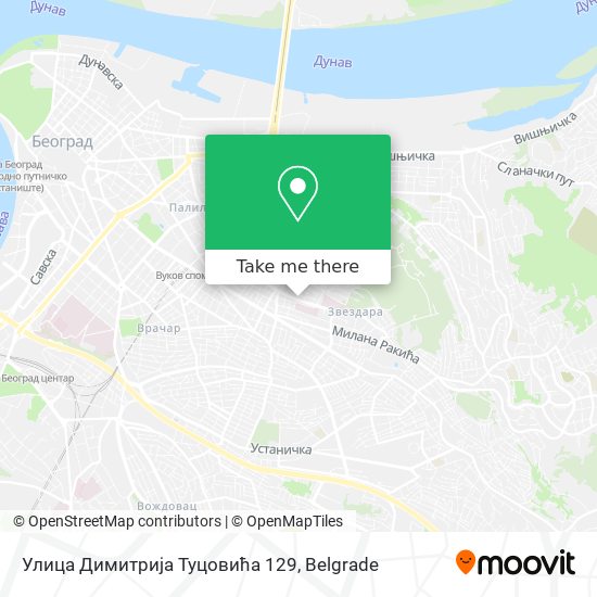 Улица Димитрија Туцовића 129 map