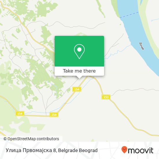 Улица Првомајска 8 map