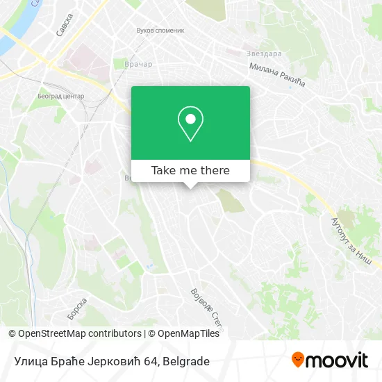 Улица Браће Јерковић 64 map
