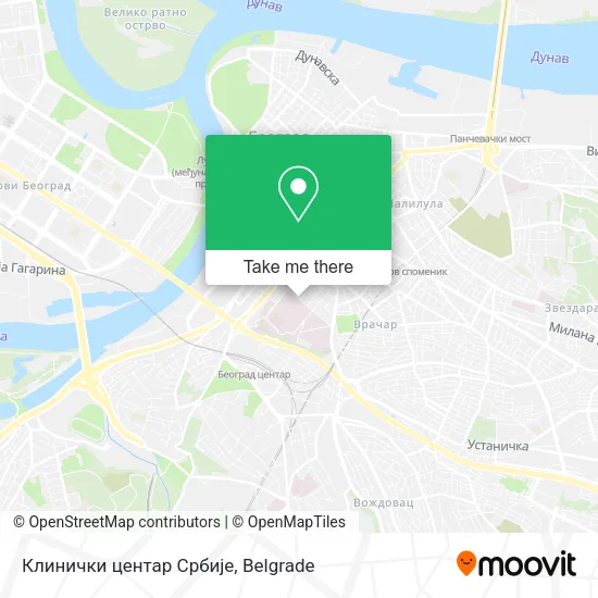 Клинички центар Србије map