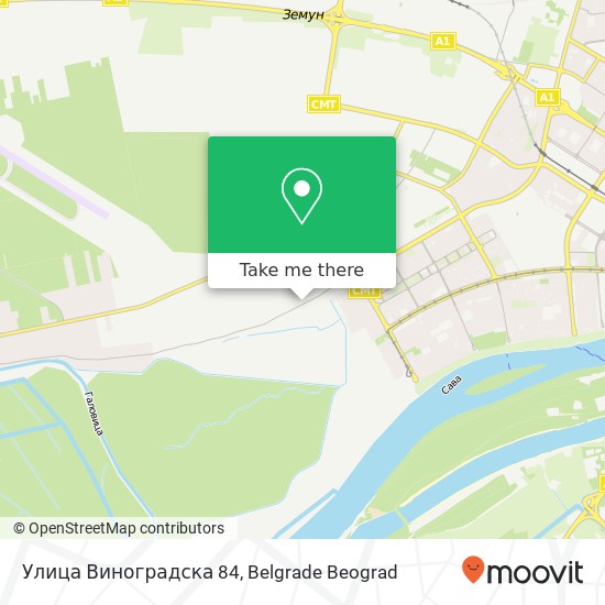 Улица Виноградска 84 map