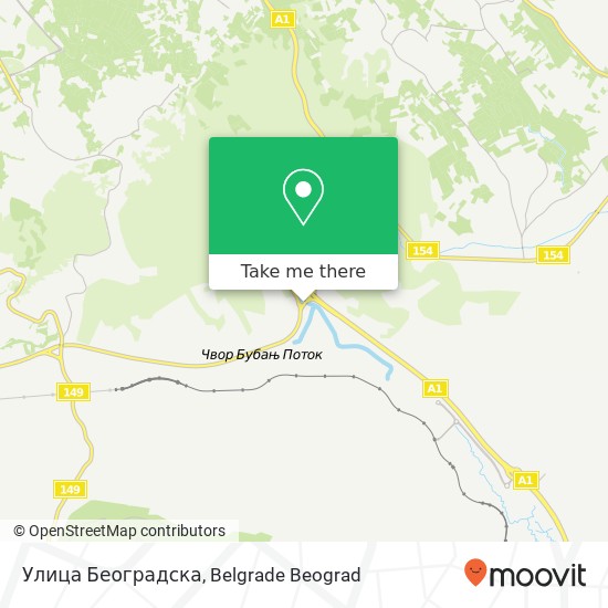 Улица Београдска map