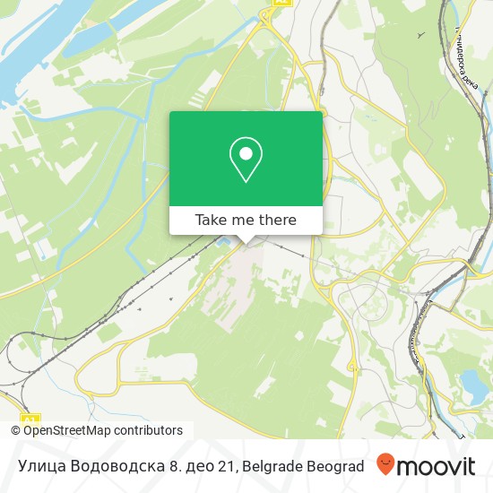 Улица Водоводска 8. део 21 map