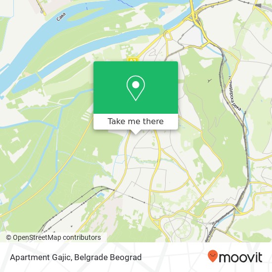 Apartment Gajic map