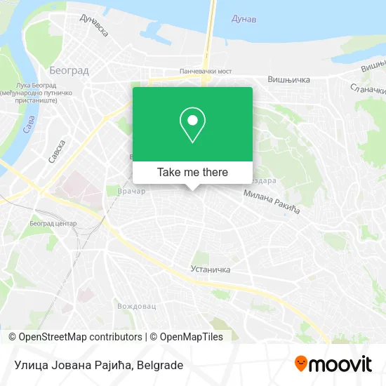 Улица Јована Рајића map