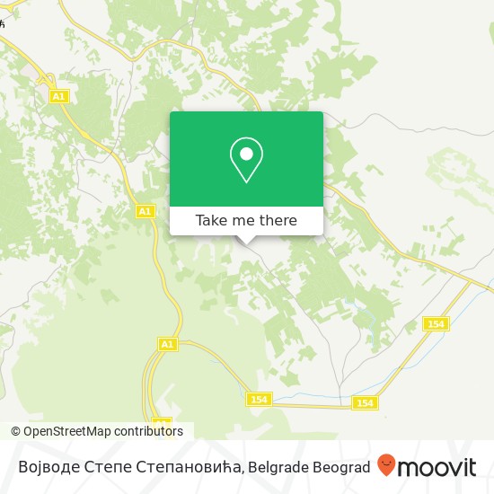 Војводе Степе Степановића map