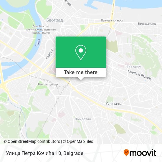 Улица Петра Кочића 10 map