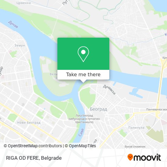 RIGA OD FERE map