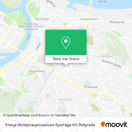 Улица Интернационалних Бригада 69 map