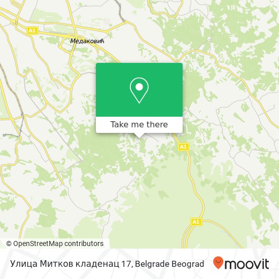 Улица Митков кладенац 17 map