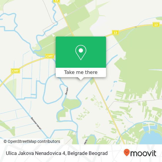 Ulica Jakova Nenadovica 4 map