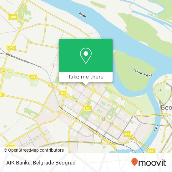 AIK Banka map