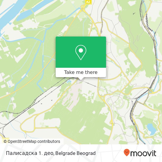 Палисадска 1. део map