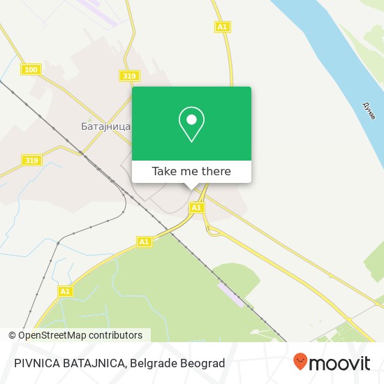 PIVNICA BATAJNICA map