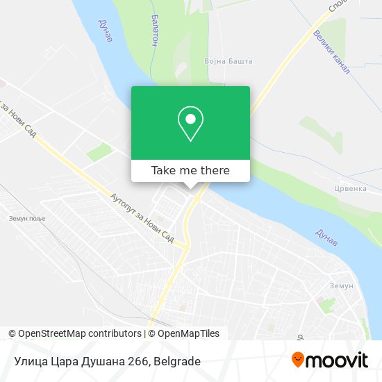 Улица Цара Душана 266 map