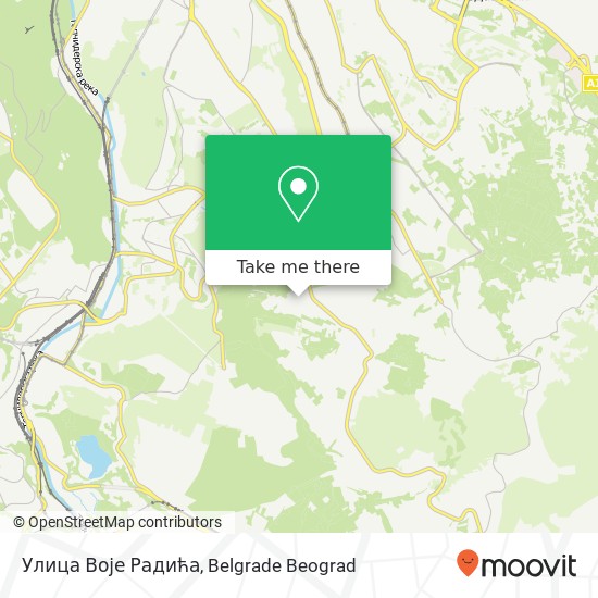 Улица Воје Радића map