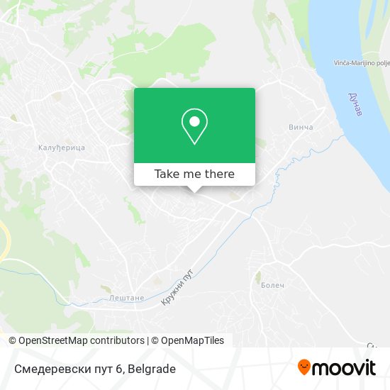 Смедеревски пут 6 map
