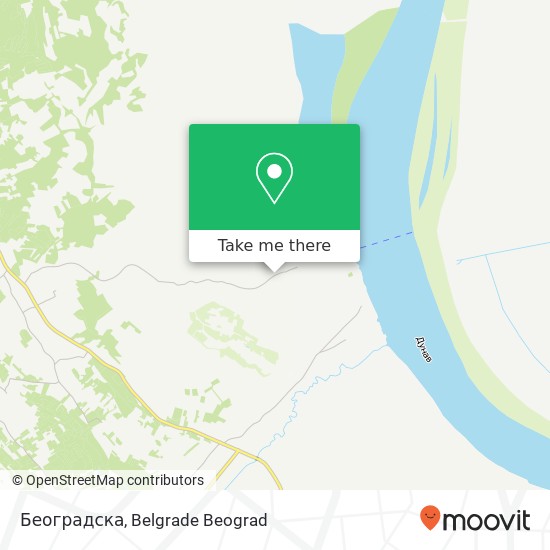 Београдска map