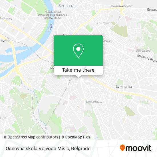 Osnovna skola Vojvoda Misic map