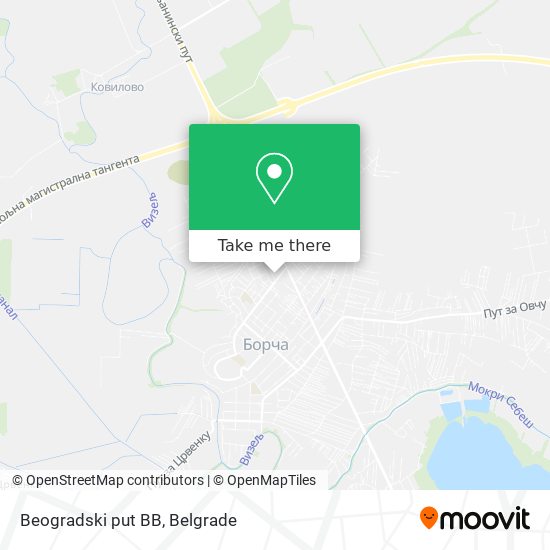 Beogradski put BB map