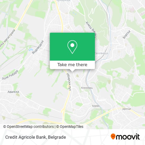 Credit Agricole Bank map