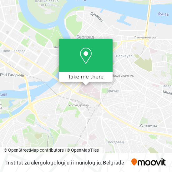 Institut za alergologologiju i imunologiju map