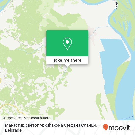 Манастир светог Архиђакона Стефана Сланци map