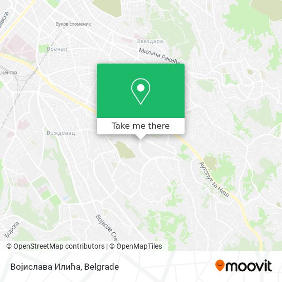 Војислава Илића map
