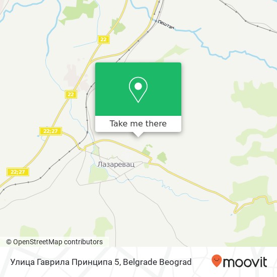 Улица Гаврила Принципа 5 map