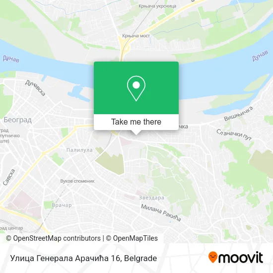 Улица Генерала Арачића 16 map